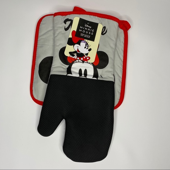 Disney Minnie Mouse Oven Mitt and Pot Holder - Picture 4 of 4